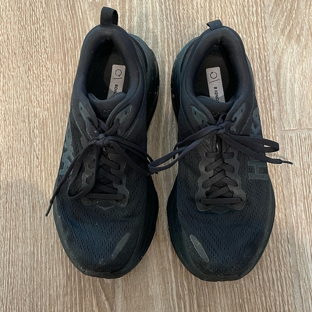 Hoka Bondi All Black Size 8